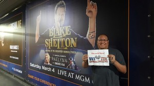 Blake Shelton - Doing It to Country Songs Tour - MGM Grand Garden Arena