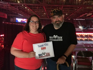 Nathan attended Tim McGraw and Faith Hill - Soul2Soul World Tour - KFC Yum! Center on Apr 28th 2017 via VetTix 