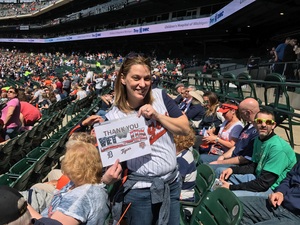 Jennifer attended Detroit Tigers vs. Boston Red Sox - MLB on Apr 9th 2017 via VetTix 