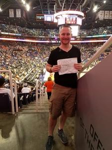 Travis attended Phoenix Suns vs. Los Angeles Clippers - NBA on Mar 30th 2017 via VetTix 