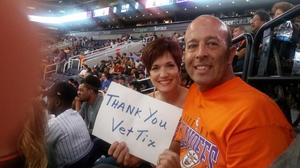 Fred attended Phoenix Suns vs. Los Angeles Clippers - NBA on Mar 30th 2017 via VetTix 