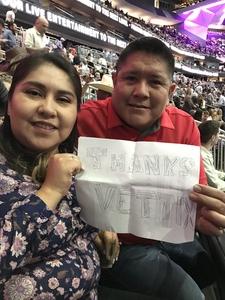 Stanford attended George Strait - Strait to Vegas With Special Guest Cam - Friday on Apr 7th 2017 via VetTix 