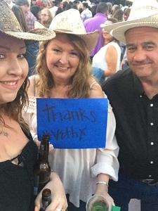 Christina attended George Strait - Strait to Vegas With Special Guest Cam - Saturday on Apr 8th 2017 via VetTix 