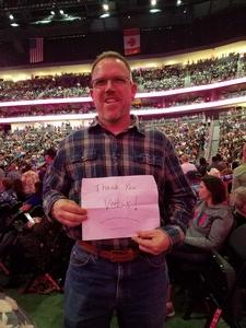 Rory attended George Strait - Strait to Vegas With Special Guest Cam - Saturday on Apr 8th 2017 via VetTix 