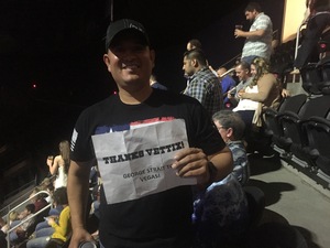 Luis attended George Strait - Strait to Vegas With Special Guest Cam - Saturday on Apr 8th 2017 via VetTix 