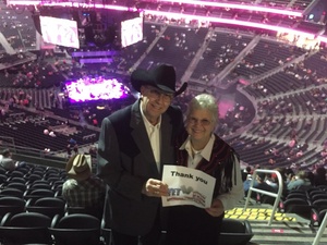 Clayton attended George Strait - Strait to Vegas With Special Guest Cam - Saturday on Apr 8th 2017 via VetTix 