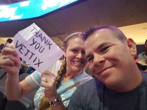 Tashina attended George Strait - Strait to Vegas With Special Guest Cam - Saturday on Apr 8th 2017 via VetTix 