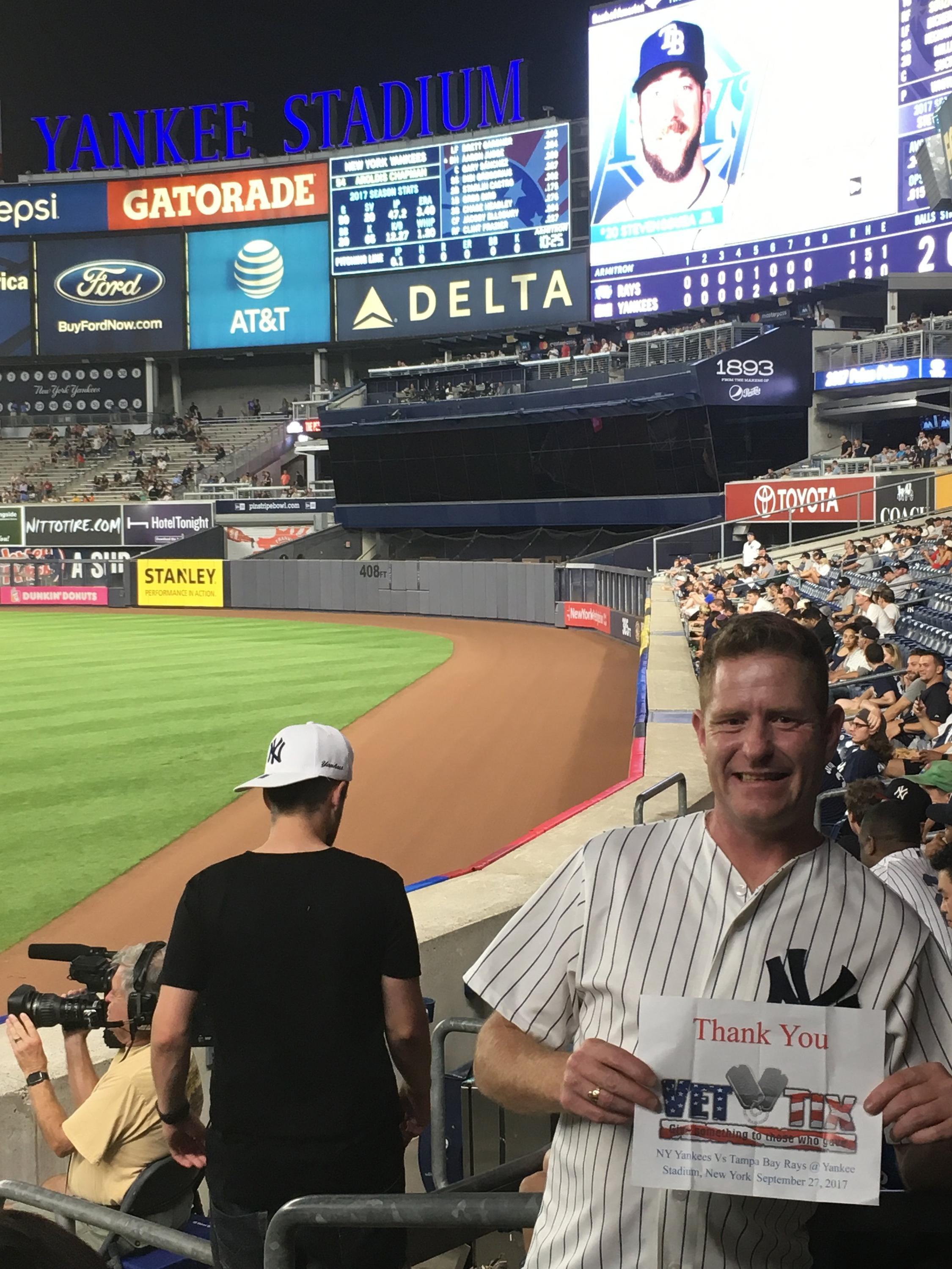 Event Feedback: New York Yankees vs. Tampa Bay Rays - MLB