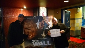 BB attended The Wall - World Premier With John Cena and Aaron Taylor - Johnson on Apr 27th 2017 via VetTix 