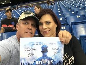 William F. Bomba Jr. attended Tampa Bay Rays vs. Kansas City Royals - MLB on May 9th 2017 via VetTix 