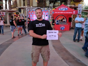 Jeffrey attended Zac Brown Band - Welcome Home Tour on May 4th 2017 via VetTix 