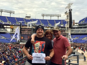 Tyler attended Metallica Worldwired Tour With Special Guest Avenged Sevenfold With Volbeat on May 10th 2017 via VetTix 