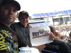 John attended Metallica Worldwired Tour With Special Guest Avenged Sevenfold With Volbeat on May 10th 2017 via VetTix 