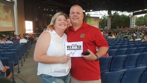 Morris & Karen attended Brad Paisley With Special Guest Dustin Lynch, Chase Bryant, and Lindsay Ell on May 20th 2017 via VetTix 