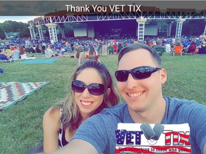 Jon attended Brad Paisley With Special Guest Dustin Lynch, Chase Bryant, and Lindsay Ell on May 20th 2017 via VetTix 