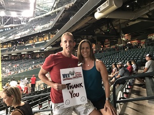 Richard attended Arizona Diamondbacks vs. Atlanta Braves - MLB on Jul 24th 2017 via VetTix 