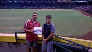 Gregory attended Arizona Diamondbacks vs. Atlanta Braves - MLB on Jul 24th 2017 via VetTix 