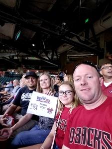 Steve attended Arizona Diamondbacks vs. Atlanta Braves - MLB on Jul 24th 2017 via VetTix 