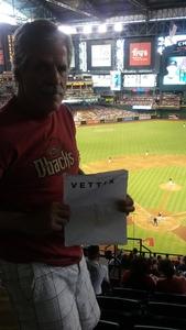 gary attended Arizona Diamondbacks vs. Atlanta Braves - MLB on Jul 26th 2017 via VetTix 