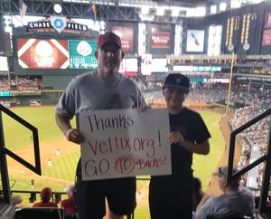 Brian attended Arizona Diamondbacks vs. Atlanta Braves - MLB on Jul 26th 2017 via VetTix 