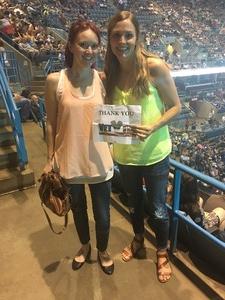 Angela attended Tim McGraw and Faith Hill: Soul2Soul the World Tour 2017 on Jun 16th 2017 via VetTix 