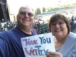 James attended Boston With Joan Jett and the Black Hearts - Hyper Space Tour - Reserved Seats on Jun 18th 2017 via VetTix 