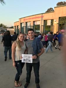 Zachary attended Boston With Joan Jett and the Black Hearts - Hyper Space Tour - Reserved Seats on Jun 18th 2017 via VetTix 