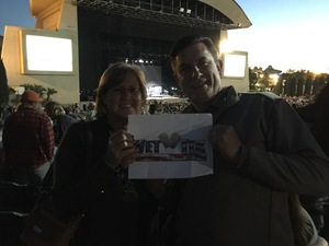 Adam and Lori attended Boston With Joan Jett and the Black Hearts - Hyper Space Tour - Reserved Seats on Jun 18th 2017 via VetTix 