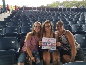 Sandra attended Lady Antebellum You Look Good World Tour With Special Guest Kelsea Ballerini, and Brett Young - Reserved Seats on Jun 17th 2017 via VetTix 