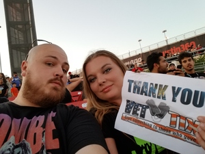 Deftones and Rise Against With Thrice and Frank Iero and the Patience - Reserved Seats