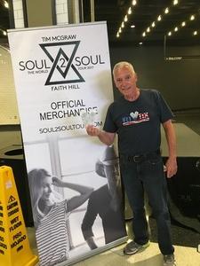Daniel attended Tim McGraw & Faith Hill: Soul2Soul the World Tour 2017 on Jul 7th 2017 via VetTix 