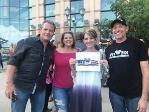 Aaron attended Soul2Soul With Tim McGraw and Faith Hill on Jul 31st 2017 via VetTix 