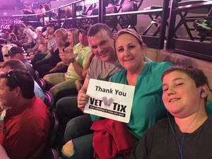 Dayna attended Soul2Soul With Tim McGraw and Faith Hill on Jul 31st 2017 via VetTix 