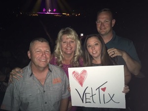 Chevaun attended Soul2Soul With Tim McGraw and Faith Hill on Jul 31st 2017 via VetTix 
