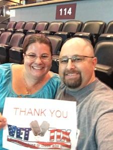 Brian attended Soul2Soul With Tim McGraw and Faith Hill on Jul 31st 2017 via VetTix 