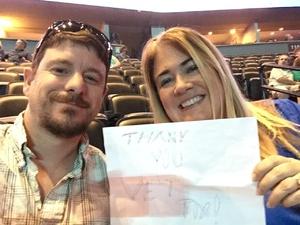 John attended Soul2Soul With Tim McGraw and Faith Hill on Jul 31st 2017 via VetTix 