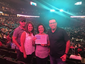 Gilbert attended Soul2Soul With Tim McGraw and Faith Hill on Jul 31st 2017 via VetTix 