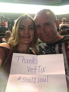 Rik attended Soul2Soul With Tim McGraw and Faith Hill on Jul 31st 2017 via VetTix 