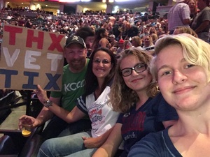 Bryan attended Soul2Soul With Tim McGraw and Faith Hill on Jul 31st 2017 via VetTix 
