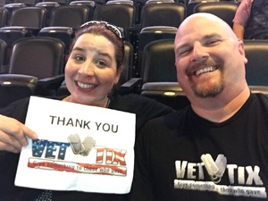 Kenneth attended Soul2Soul With Tim McGraw and Faith Hill on Jul 31st 2017 via VetTix 