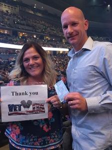 David attended Soul2Soul With Tim McGraw and Faith Hill on Jul 31st 2017 via VetTix 