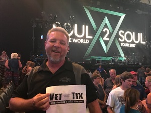 Brandon attended Soul2Soul With Tim McGraw and Faith Hill on Jul 31st 2017 via VetTix 