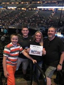 Donald attended Soul2Soul With Tim McGraw and Faith Hill on Jul 31st 2017 via VetTix 