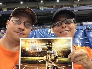 Kurt attended Tampa Bay Rays vs. Baltimore Orioles - MLB - Lower Level Seating on Jul 25th 2017 via VetTix 