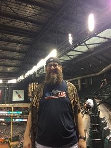 ROB attended Arizona Diamondbacks vs. Houston Astros - MLB on Aug 14th 2017 via VetTix 
