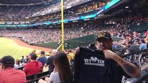 Hector M. attended Arizona Diamondbacks vs. Houston Astros - MLB on Aug 14th 2017 via VetTix 