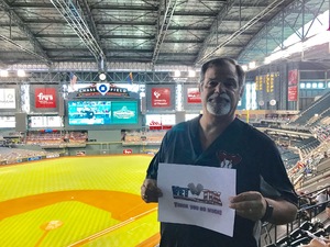 Sidney attended Arizona Diamondbacks vs. Los Angeles Dodgers - MLB on Aug 31st 2017 via VetTix 