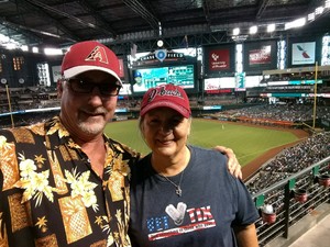 Jennifer attended Arizona Diamondbacks vs. Los Angeles Dodgers - MLB on Aug 31st 2017 via VetTix 