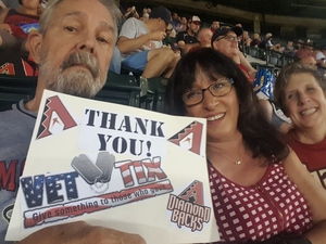 Roger attended Arizona Diamondbacks vs. Colorado Rockies - MLB on Sep 12th 2017 via VetTix 