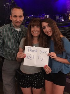 Jeffrey attended Daryl Hall, John Oates and Tears for Fears With a Special Acoustic Performance by Allen Stone on Jul 11th 2017 via VetTix 